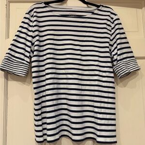 Pendleton Navy and White Striped Shirt